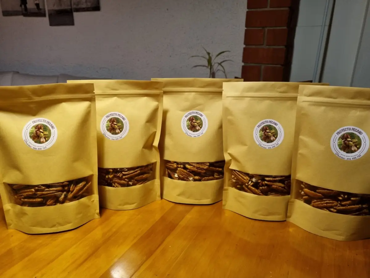 Bolsas de pecanas peladas del fundo Don Pedro